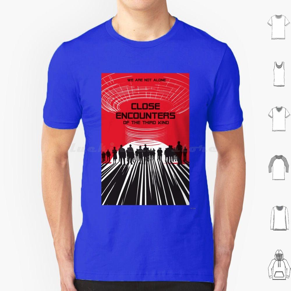 T Shirt 6xl Cotton Cool Tee Movie Cinema Cinephile Retro Scifi Ufo Minimalist I Want To Believe Universe Steven Spielberg