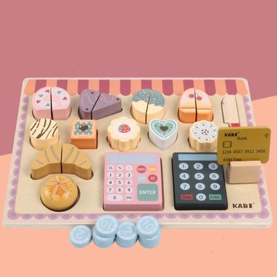 Wooden Pretend Play Kitchen Tea Set for Kids - Early Education Toy
