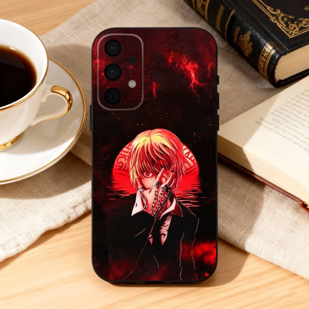 K-Kurapika H-Hunterpedia-A Phone Case For Samsung Galaxy A73,A72,A71,A70,A53,A52,A51,Soft Silicone Black Cover