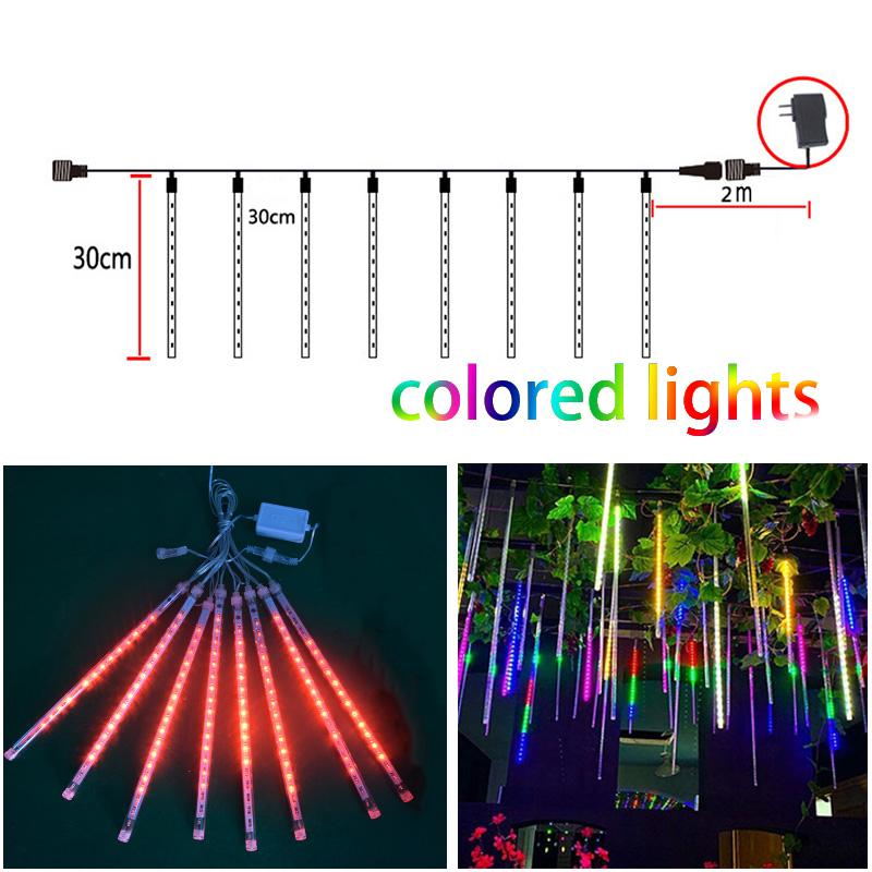 

LED Lights Meteor Shower Rain Tree Outdoor String Light Garden Party