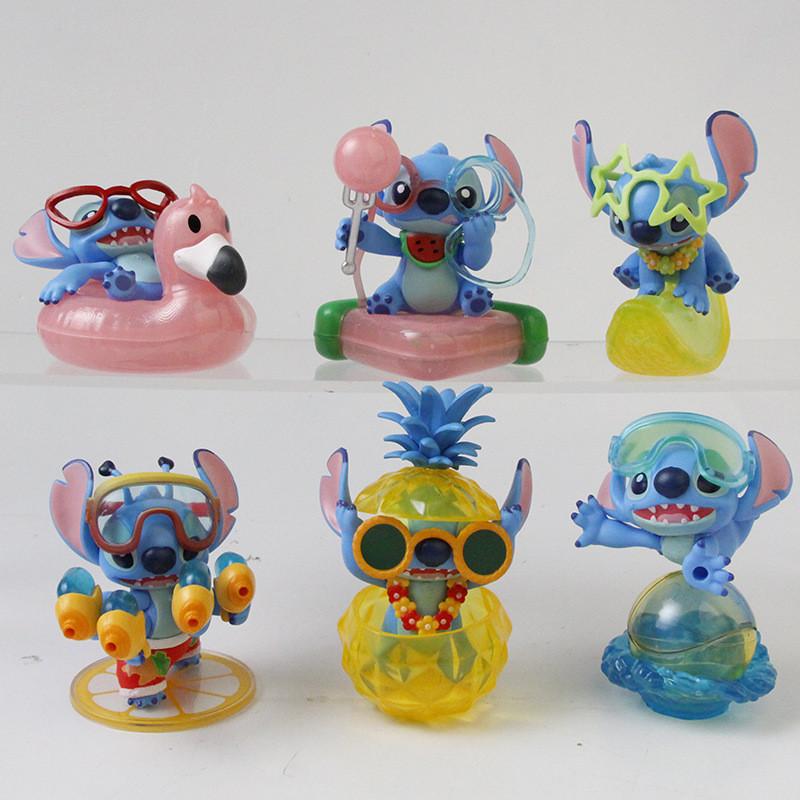 Action Lilo Stitch Figure Cartoon Model Toy Decoration Children Gifts Ornament