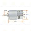 CHANCS Mini Electric Gear Motor 775 DC 10000RPM 20000RPM Electric Power Tools for Circular Saw 2PCS 12V/24V
