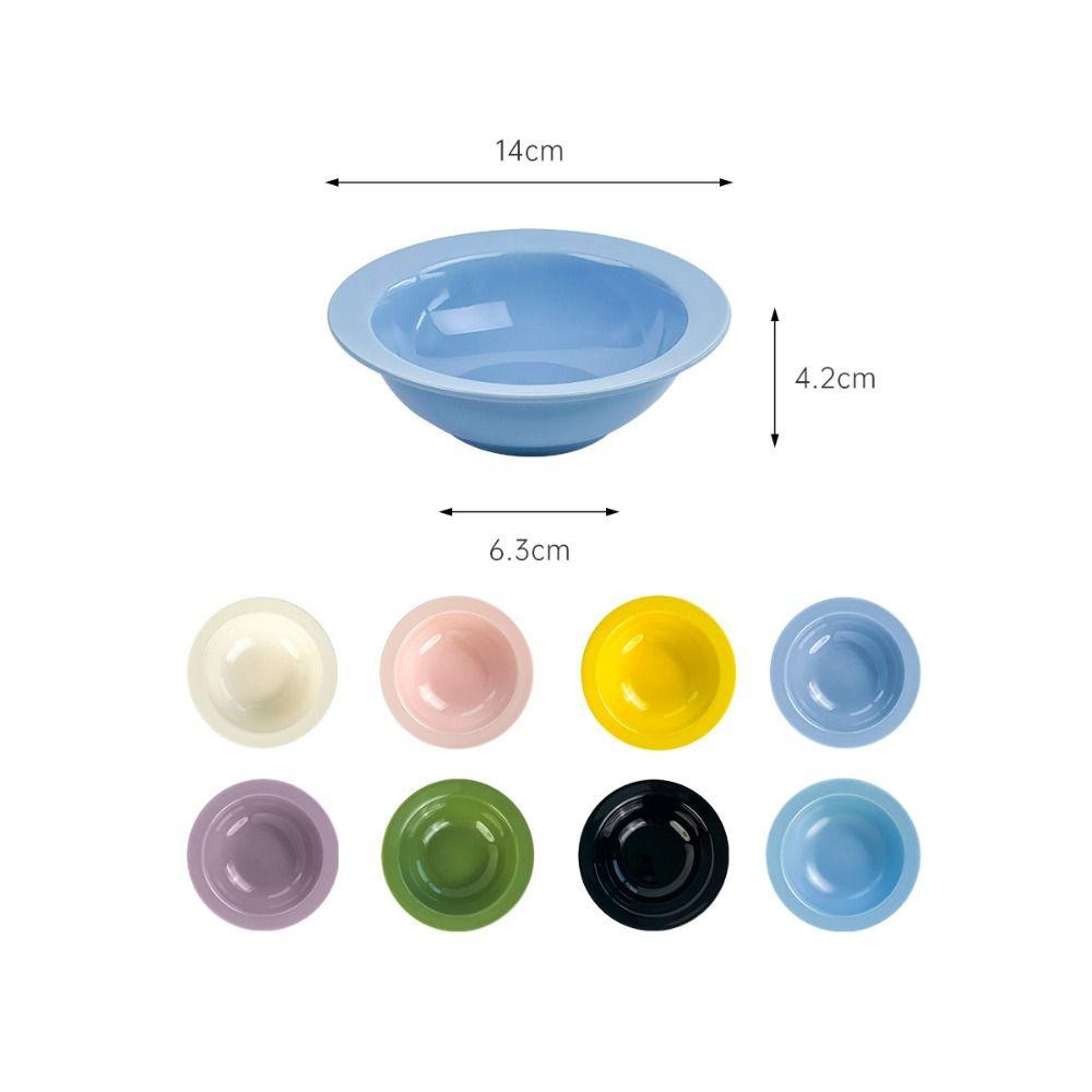 New Ceramic Cat Bowl Solid Color Large Diameter Dog Bowl Pet Water Bowls Pet Feeding Supplies
