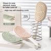 Loose High Crown Hairbrush for Women - Long Hair Styling Massage Meridian Airbag Ribbed Air Cushion Comb
