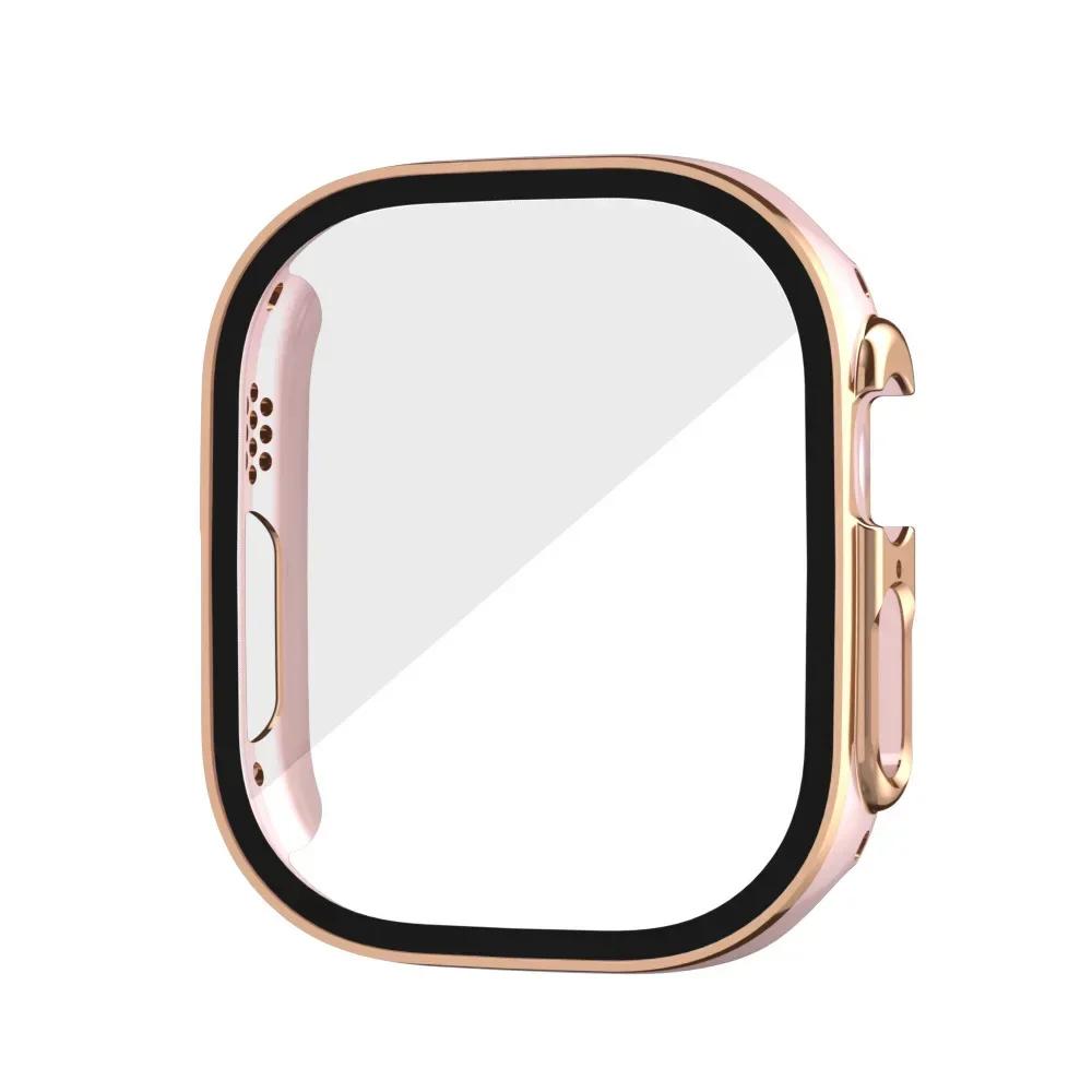 Glass+Case for Apple Watch Ultra 3 2 49mm Screen Protector Frame Cover for iWatch ultra 49 Tempered Protective 49MM Accessories