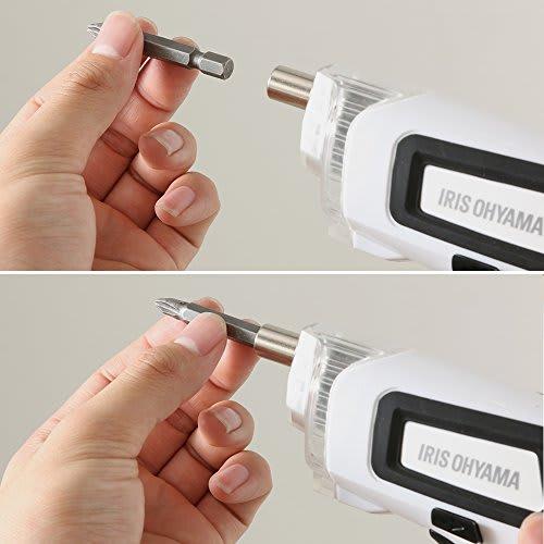 Iris Ohyama Electric Screwdriver Rechargeable Lightweight RD110-R Red