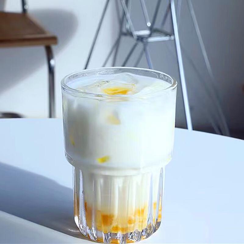 Stackable Glass Coffee Mug Set