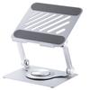 Elecom Tablet Stand, Rotating, Fits Tablets Up To 13 Inch, Stepless Adjustment, 360° Rotation, Foldable, Silver (TBWDS360PTTSV)