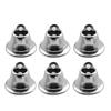 10Pcs 2.1cm Metallic Jingle Bells Christmas Tree Decorations Small Bell Pendants for Holiday Decoration DIY Jewelry Craft Home