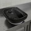 Ceramic Shampoo Bowl Modern Minimalist Design Salon Shampoo Sink Beauty Equipment Long-Lasting for Hairdressers
