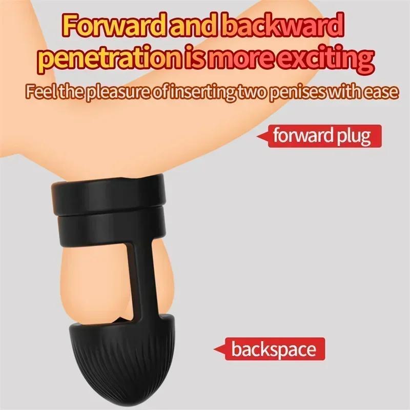 Male Scrotum Rings Delay Ejaculation Penis Ring Bondage Erection Ball Pendant Bullet Delay Cock Ring Ball Stretcher Man Sex Toys