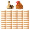 50 Pcs Poultry Plucking Fingers Rubber Hair Removal Stick Plucker for Chicken  