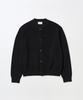Andagain Minimal Fingerhole Cardigan (Black