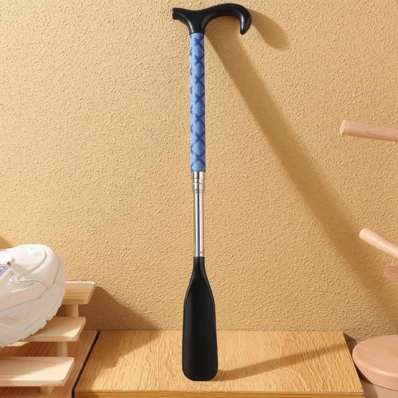 Nastavitelná délka napínáku bot pro seniory Ergonomická dlouhá rukojeť Nerezová ocel Lehký napínák bot Nástroj pro snadné použití