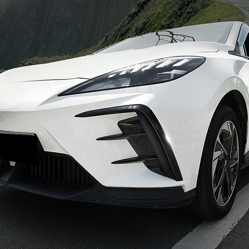 Car Accessories Front Bumper Spoiler Modification Trim Cover Bumper Side Air Vent Decoration Cover Fit For MG MG4 EV MULAN 2024+