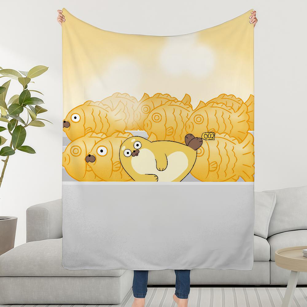 Cartoon Cute S-SealookS Blanket Soft Warm Furry Throw Super Kids Toys Bed Sofa Car Cradle
