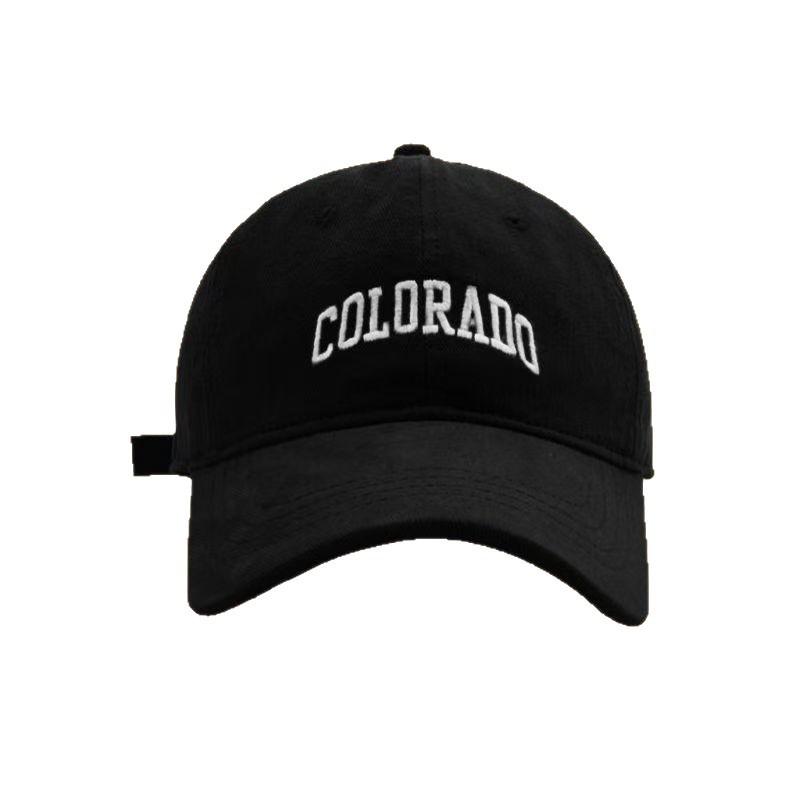 New baseball cap for women with a deep hard top and wide brim, suitable for large head sizes, makes the face appear smaller, sun-shading and
