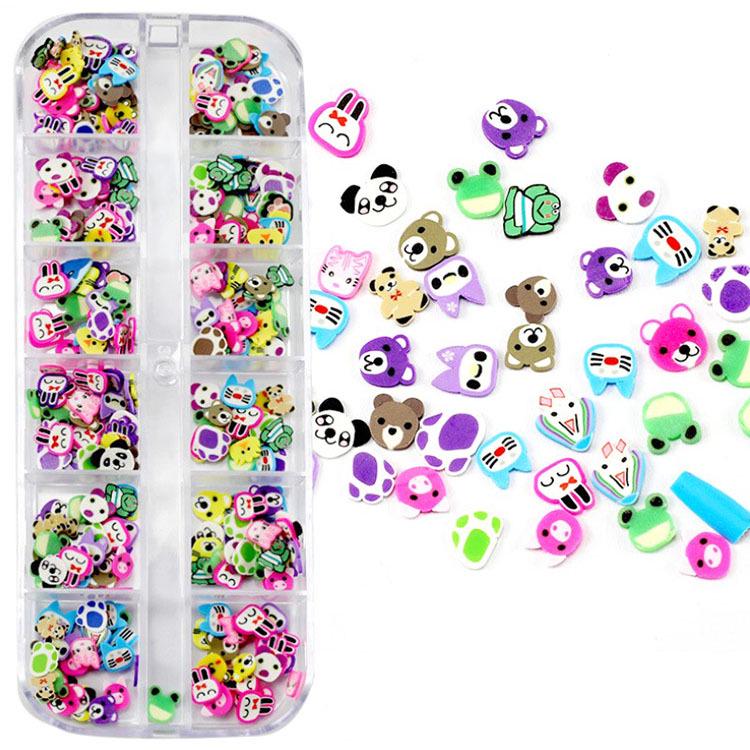 Nail Sequins: Irregular Colored Soft Diamond Bows & Half-Sugar Bow Stickers