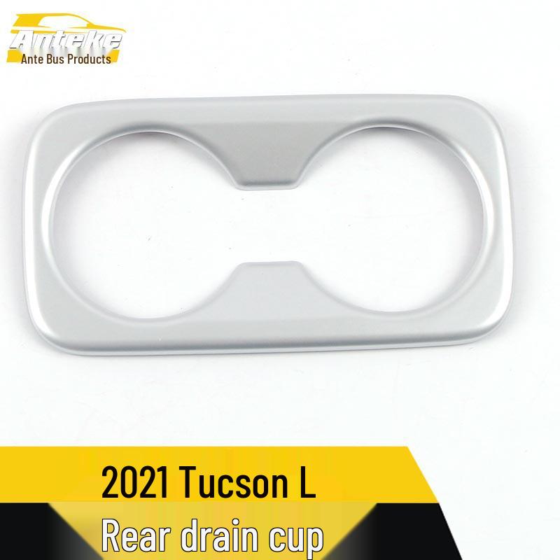 21 Tucson L Rear Cup Holder Trim & Third Row Armrest Modification