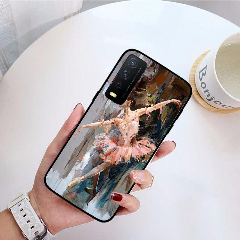 Ballett tanzendes Mädchen Ballerina Ölgemälde Handyhülle Für vivo Y31 Y30 Y33S Y11S Y12 Y17 Y20 Y21S Y1S Y53S Y15 Y19 Y91C V23Hülle