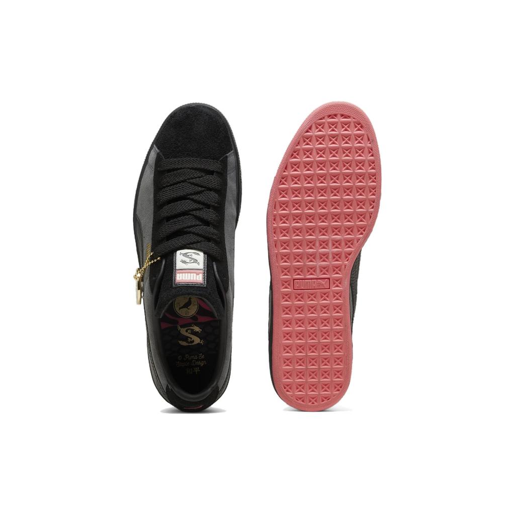 Puma Jeff Staple x Suede Year of the Dragon Men Sneakers Black Shadow-Grey 396253-01