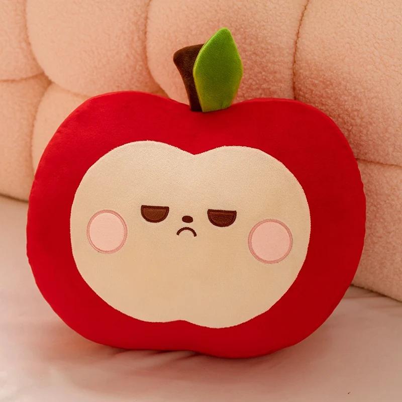 

Squishy Red or Green Plush Toy Pillow Stuffed Soft Fruit Doll Cute Huggable Pillow Kids Christmas Birthday Gift 20cm