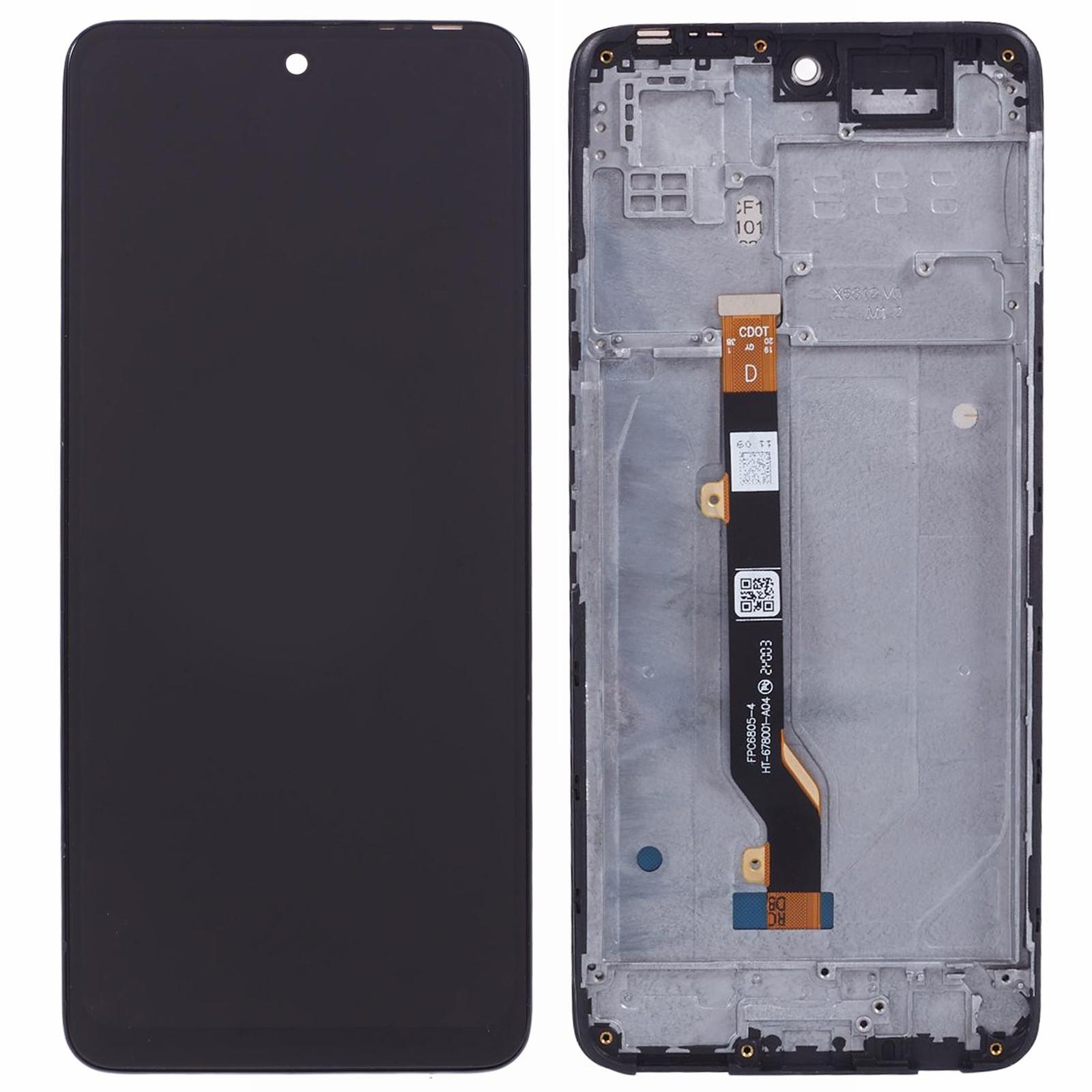 

For Infinix Hot 11s X6812 Grade C LCD Screen and Digitizer Assembly+Frame Replacement Part (Without Logo) Type A