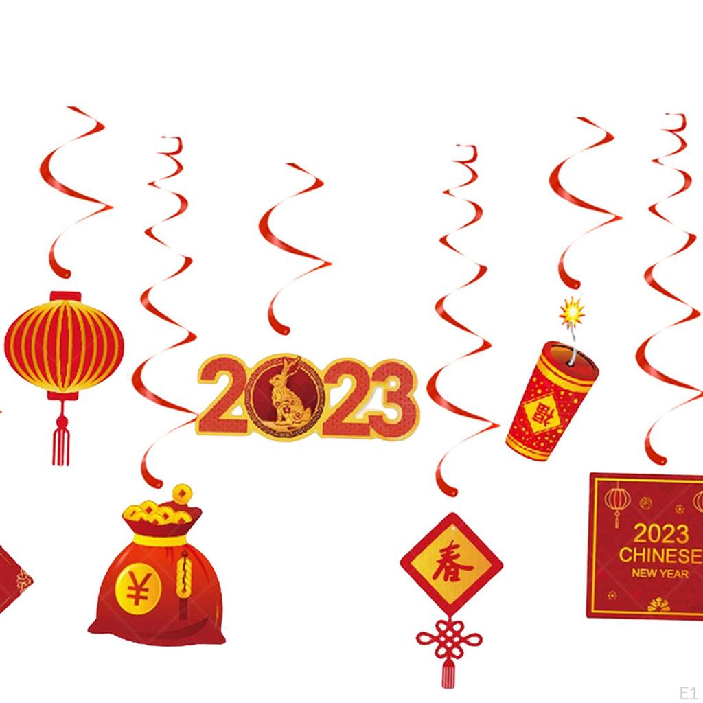 Chinese Year Hanging Decorations Spring Festival Pendant Party Supplies Traditional for