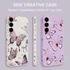 Colorful Butterfly Print Case For Samsung Galaxy S26 S25 Ultra S24 S23 S22 Plus S21 FE A15 A16 A17 A35 A36 A54 A55 A56 5G Soft Cover