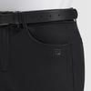 FILA Golf Series Simple Solid Color Comfortable Versatile Woven Casual Pants Women bottoms Deep-Black A11W615806FBK
