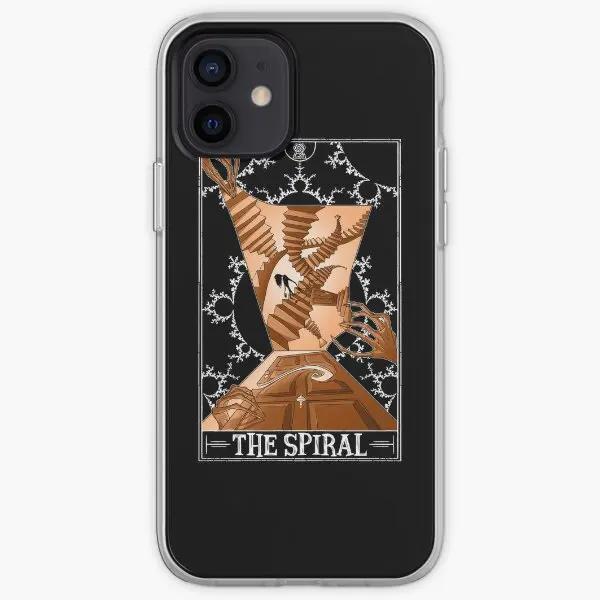 

The Spiral Tarotesque Dark Iphone Phone Case Customizable for iPhone X XS XR Max 6 6S 7 8 Plus 11 12 13 14 Pro Max Mini TPU iPhone 15 Plus