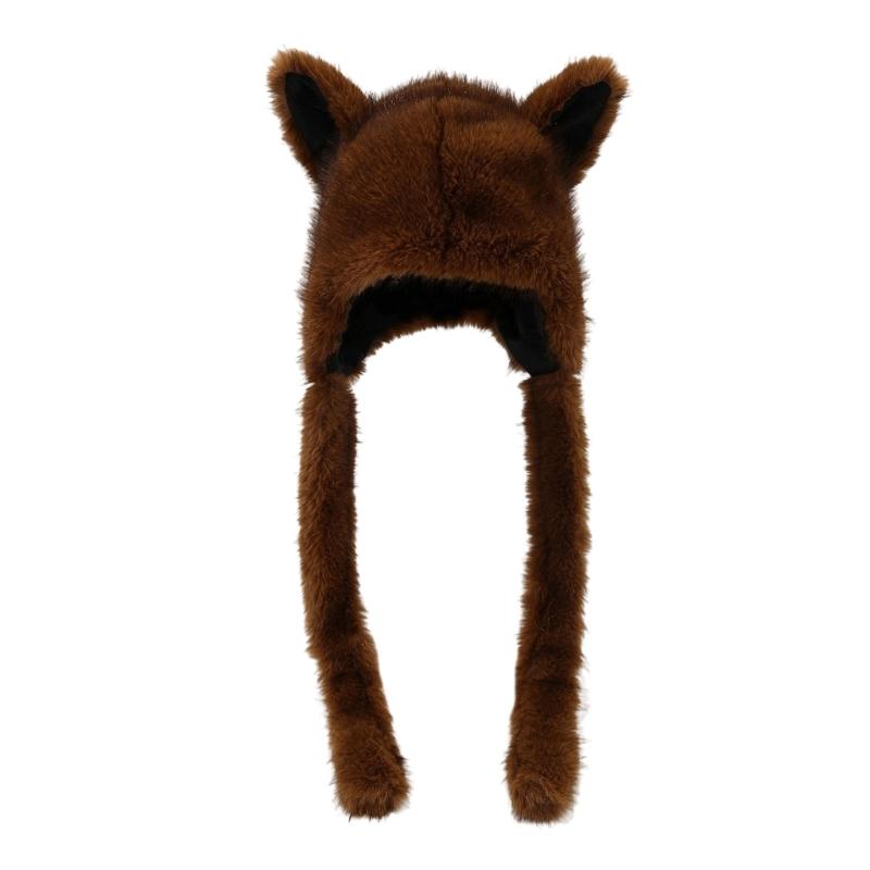 Ear Warming Hat Foxes Ears Polyester for Clothing Styles and Outdoor Fun Halloween Costume Party Cosplay Accessories