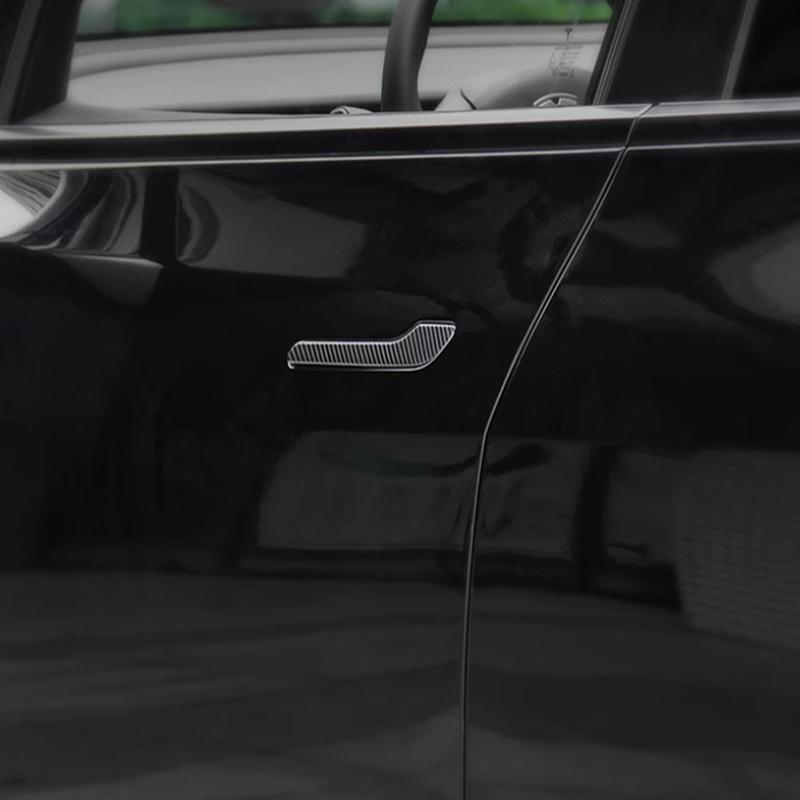Auto Für Tesla Neues Model 3/Model Y Türgriff Klebt Kratzfest Kohlefaser Zubehör