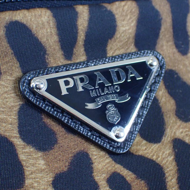 PRADA  1BZ001 Backpack · Daypack Brown/black Nylon Women