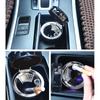 Portable Ashtray for Car Mini Trash Can Detachable Smokeless Ash Tray with LED