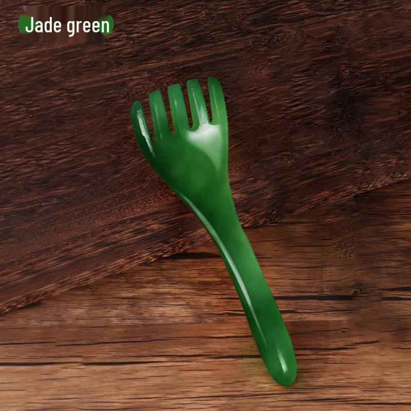 

Сандаловая расческа для массажа головы и терапии кожи головы в форме рога: Инструмент для гуаша