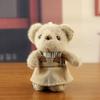 Adorable Bear Plush Doll With Short Plush Material For Backpack Decoration And Collectors