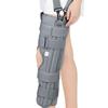 3-Panel Knee Immobilizer Full Leg Support Brace Aluminum Alloy Straight Knee Splint for Knee Fracture