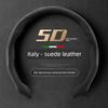 Steering Wheel Cover, Suede Leather, Breathable, Sweat-Absorbent, Non-Slip, Wear-Resistant, High-End Universal Handle Cover, Suitable for All Seasons