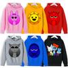 Sprunki Dicker Hoodie für Kinder Anime Cartoon Mode Sweatshirt Jungen Mädchen Herbst Winter Hip Hop Kapuzenpullover Kinderkleidung