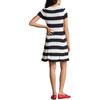 Polo Ralph Lauren SS24 Striped Round Neck Short Sleeve Dress Women Dresses Blue White WMPODRSNFA20686-410