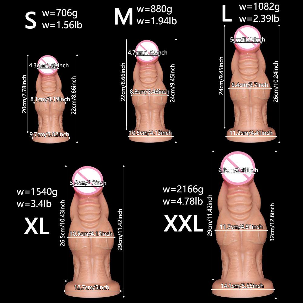 Manual Special-shaped Simulation Penis Masturbation Massage Anal Expander Prostate Stimulation