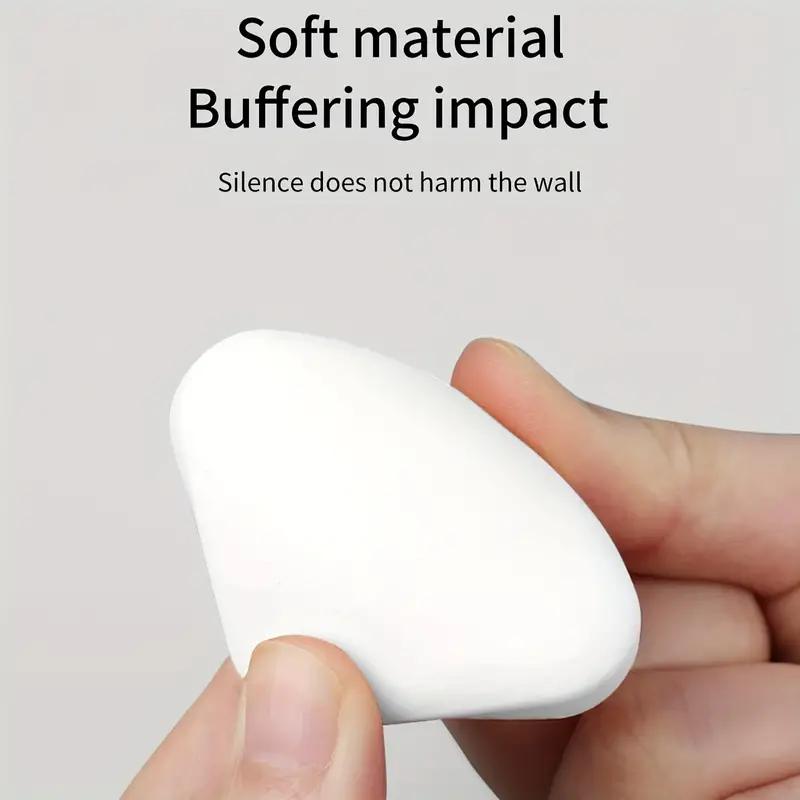 

Door Stopper Silicone Handle Bumpers Self Adhesive Mute Anti-Shock Protection Porte Pad Home Improvement Wall Protector Pad Door белый