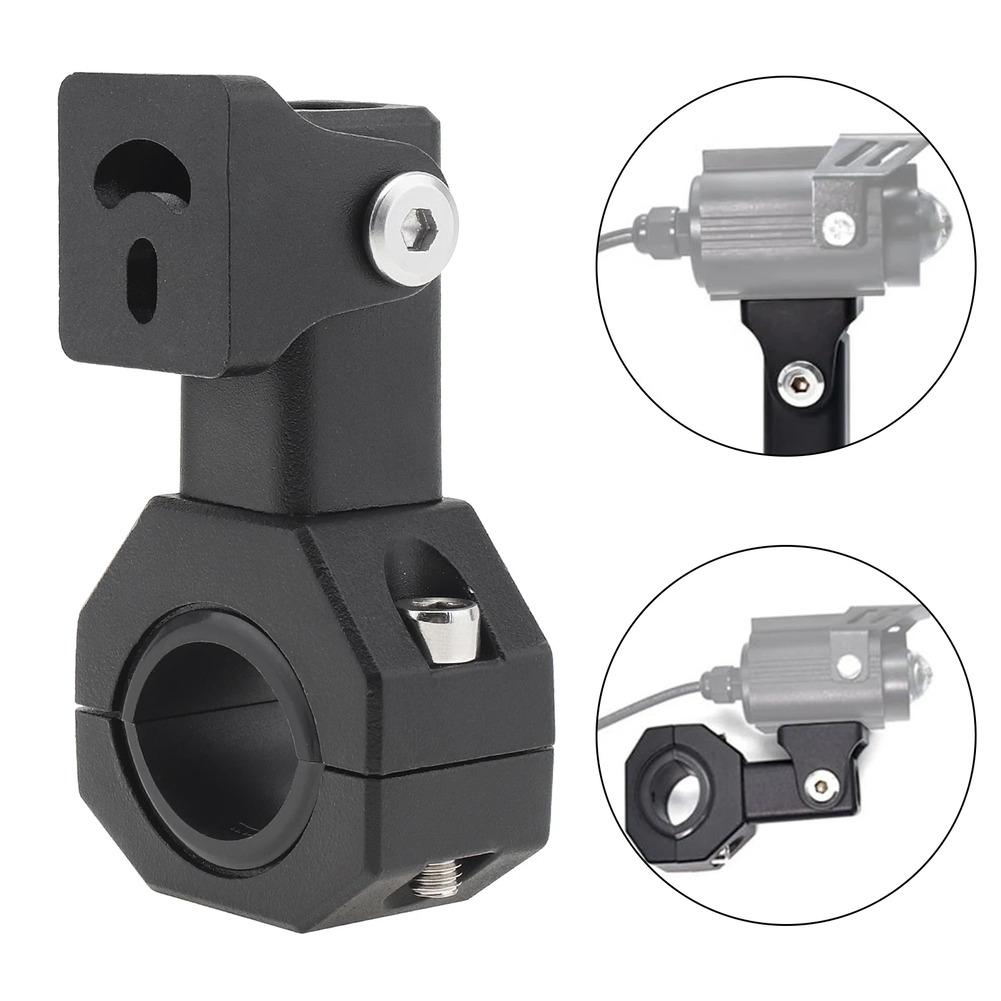 Aluminum Alloy Adjustable Spotlight Bracket for Motorcycles ATV UTV Electric Vehicles Multi Angle Vehicle Bumper Handlebar