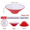 Anyishun Melamine Dual-Color Conical Bowl
