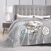 Cute Momonga C-Chiikawa Cartoon Blanket Velvet Textile Decor   Multifunction Soft Throw Blanket for Bedding Bedroom Rug Piece