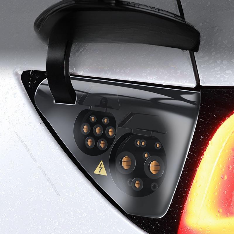 Charger Port Cover Outdoor Rainproof Protection Dustproof Covers For Tesla Model 3 Y Highland Juniper -2025 accessory