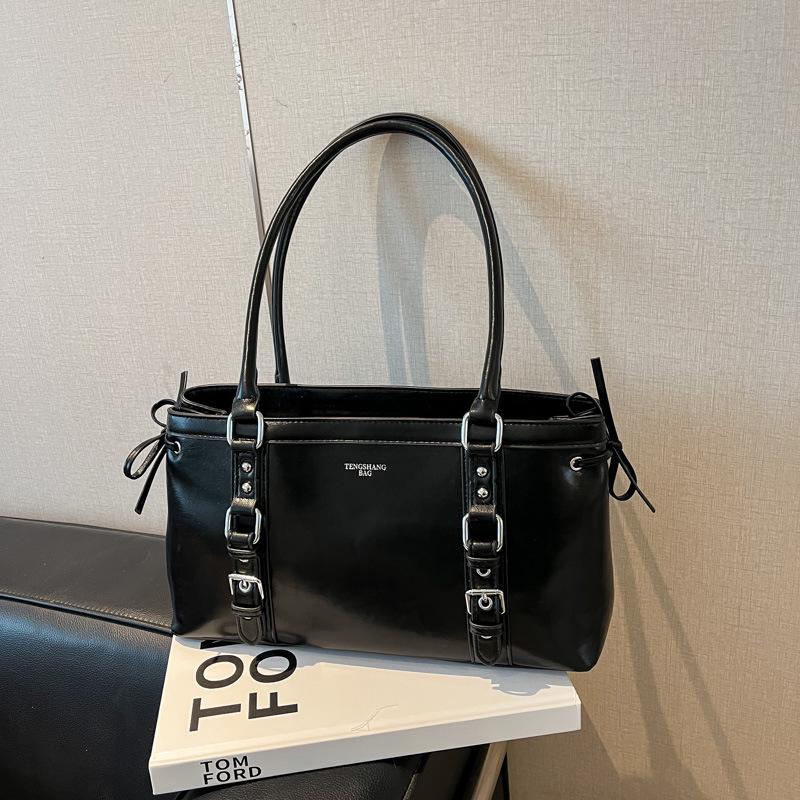 Стильная ретро корейская сумка-тоут - Женская большая вместимость Осень/Зима 2025 Сумка через плечо