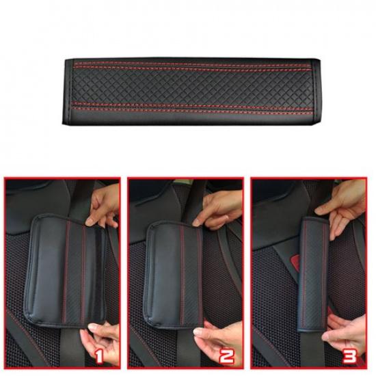 1x Car Seat Belt Cover Strap Pad Black Comfort Shoulder Cushion Car Accessories