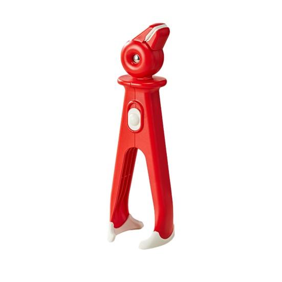 

1/2Pcs Hot Plate Grippers Upgraded Non-Slip Handle Kitchen Holder Heat-Resistant Stainless Steel Multi-Purpose Tongs Cookware Handling Tool 1pc червоний